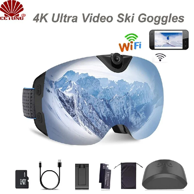 4K Goggles For Ski / Snowboard (WIFI Camera)