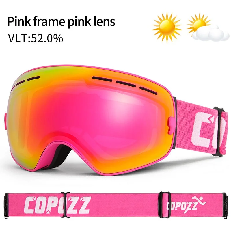 Pink goggles only