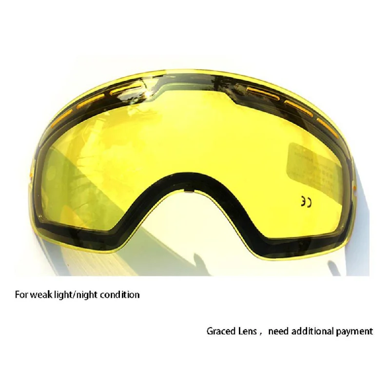 COPOZZ Double Brightening Lens for Ski Snowboard Goggles (For Gog-201)