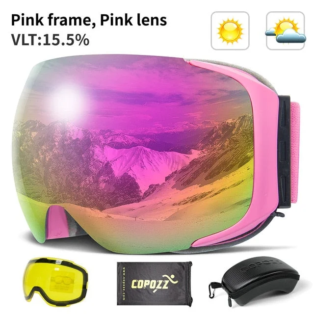 Pink lens