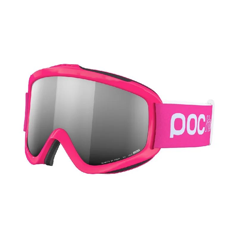 Goggles POC Pocito Iris Fluorescent Pink - Partly Sunny Silver