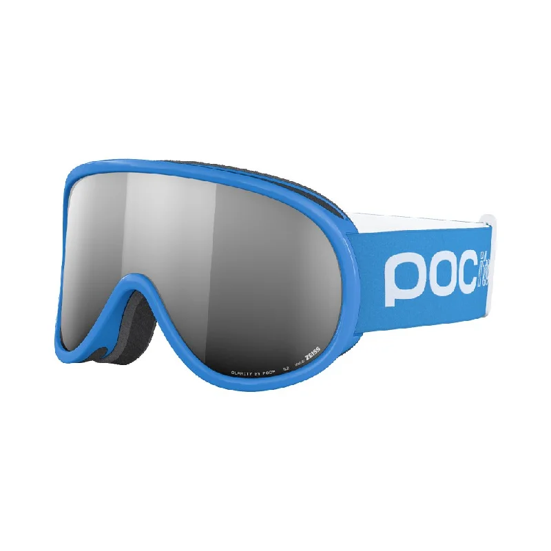 Goggles POC Pocito Retina Fluorescent Blue - Partly Sunny Silver