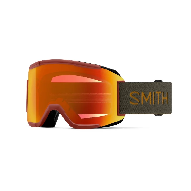 Goggles Smith Squad Ironwood - ChromaPop Everyday Red Mirror