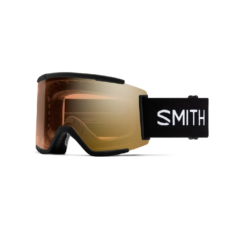 Goggles Smith Squad XL Black - ChromaPop Pro Photochromic Gold Mirror