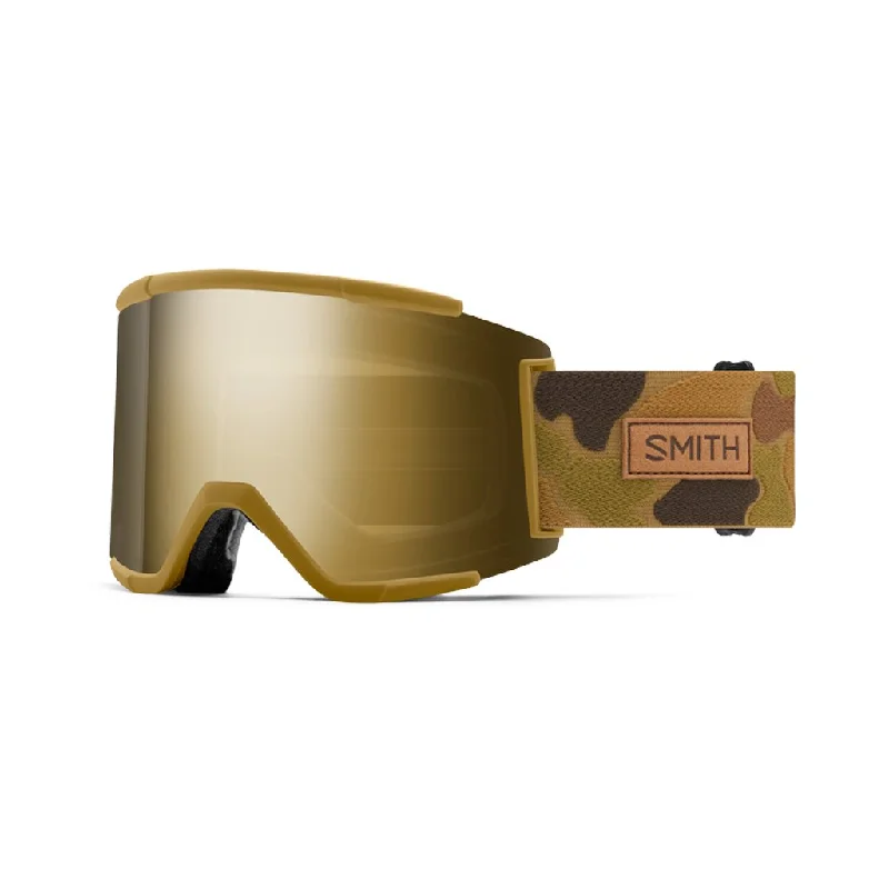 Goggles Smith Squad XL Coyote Pow Hunter - ChromaPop Sun Black Gold Mirror