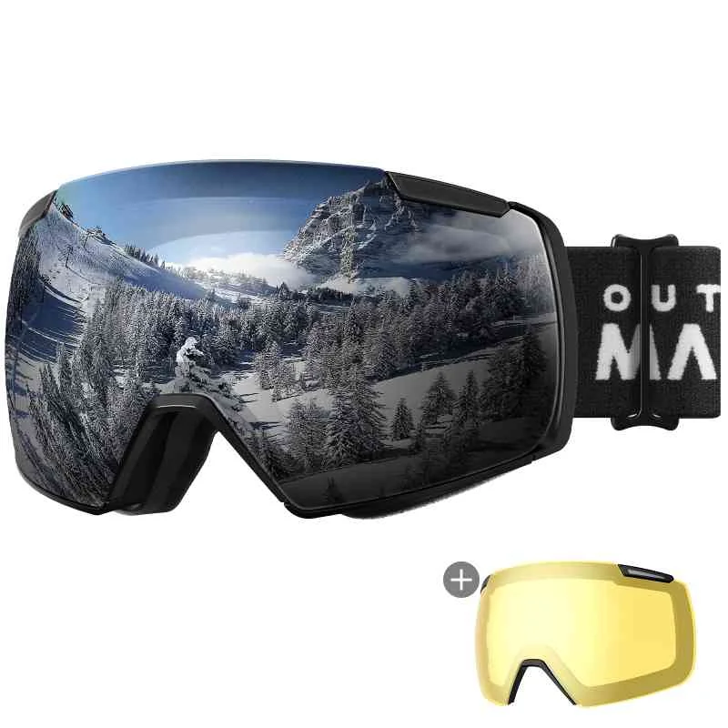 Heron Ski Goggles+Yellow Lens