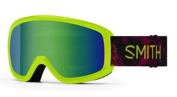 Smith Snowday Lime Space Dust | Green Sol-X Mirror Goggles