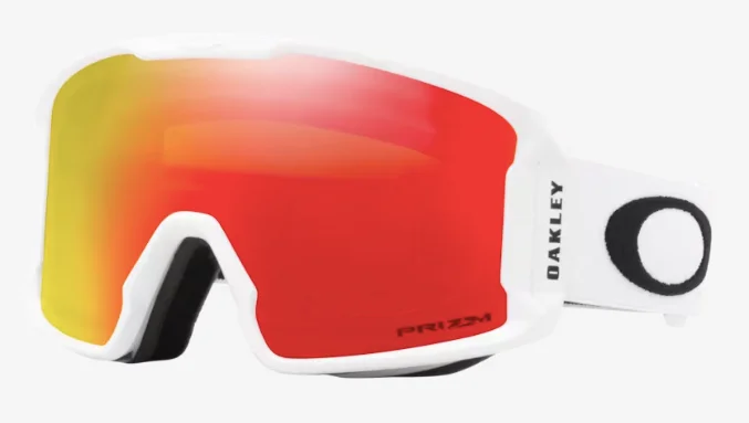 Oakley Line Miner L  - Prizm Snow Torch Iridium Lenses,  Matte White Strap