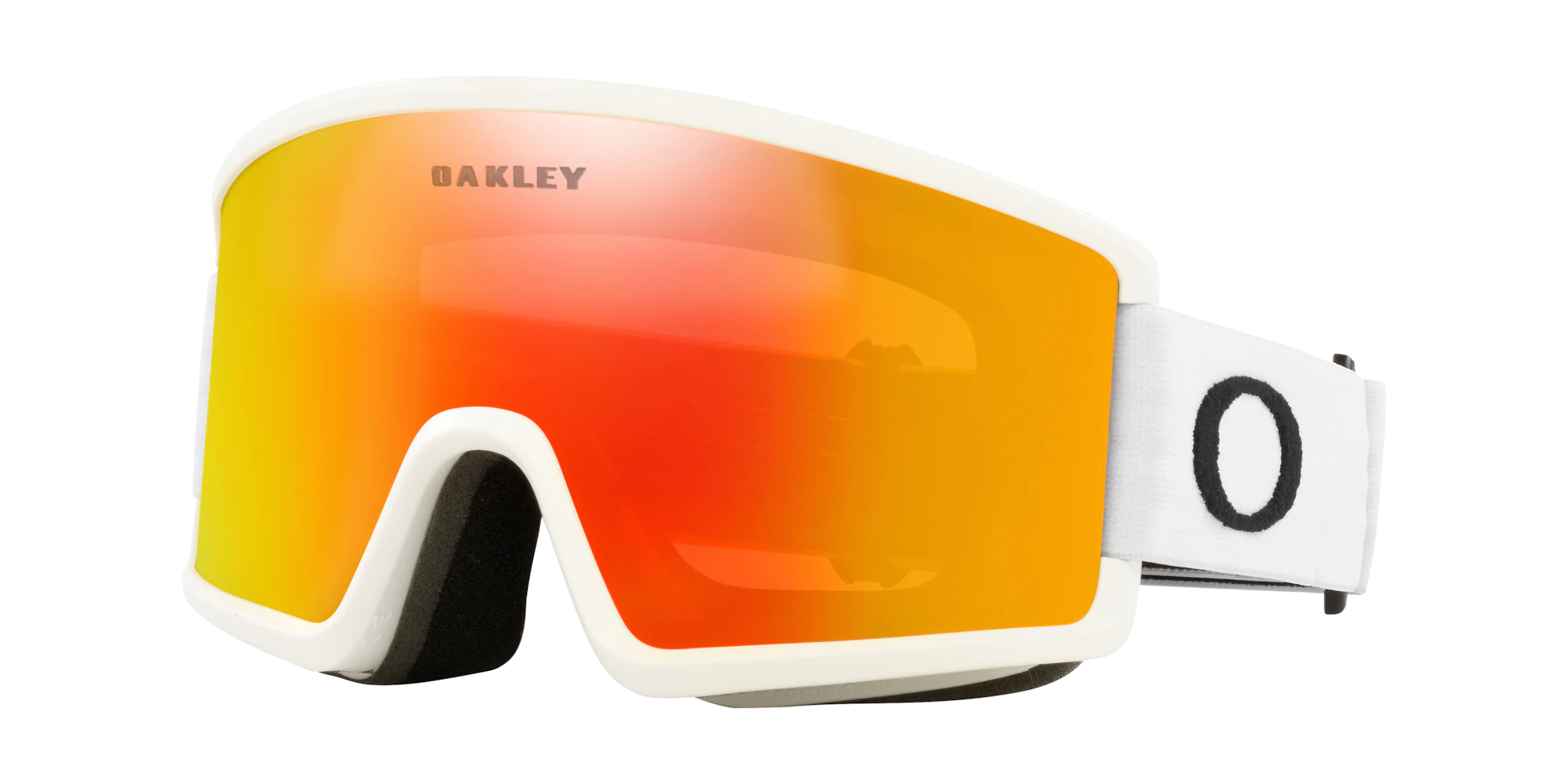 Target Line L Snow Goggles - Matte White Strap - Fire Iridium Lenses