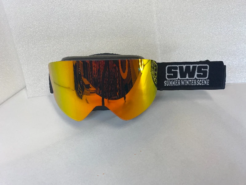 SWS Magnetic Change Goggles - Black Red w Pink Blue