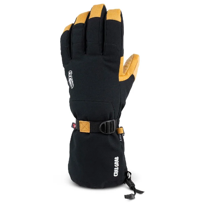 Crab Grab Cinch Snowboard Gloves - Black/Tan