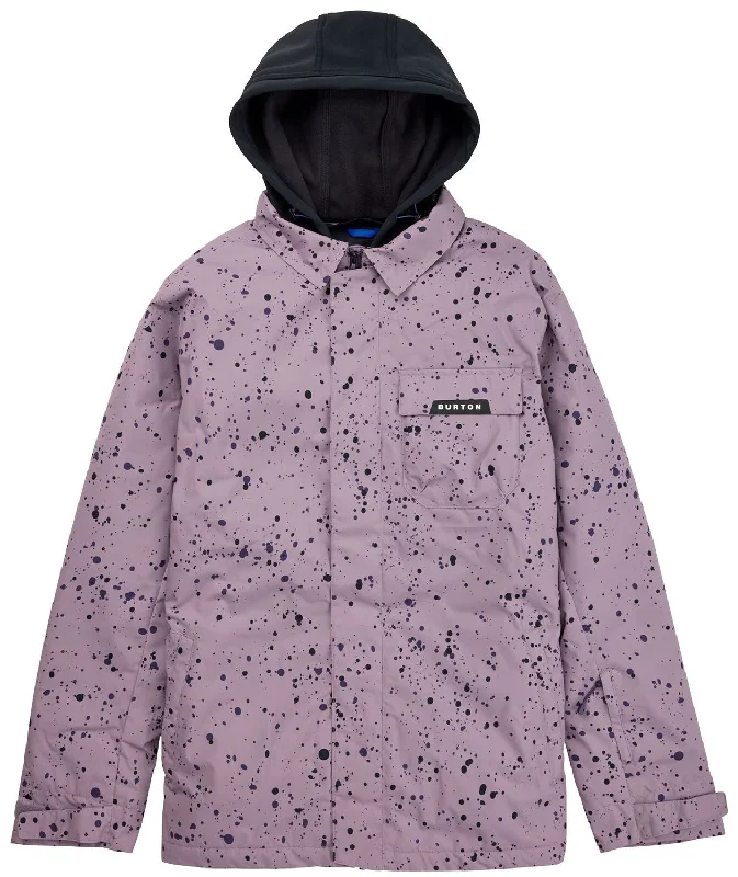 Burton Dunmore Mens Jacket Elderberry Spatter