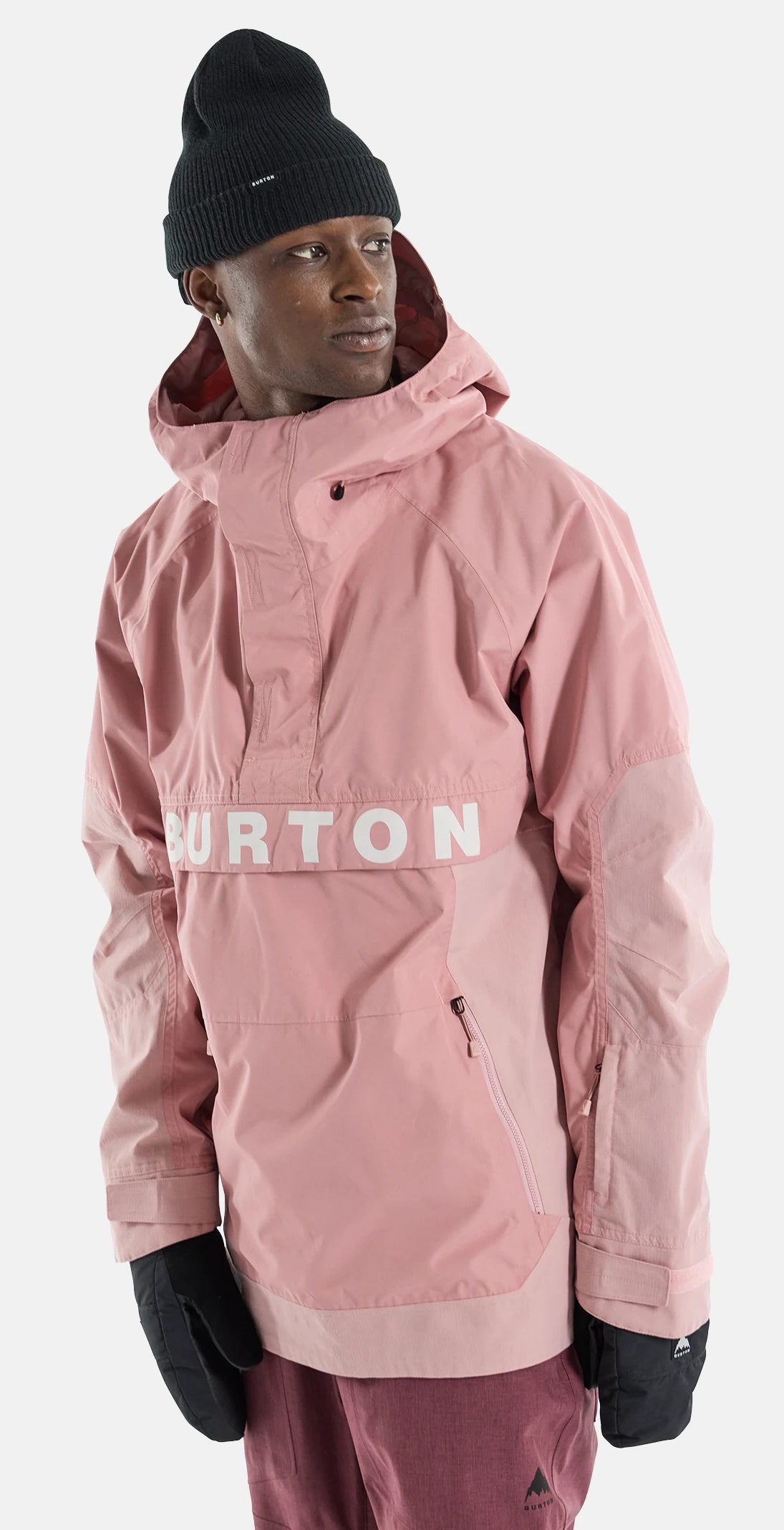 Burton Frostner Anorak Jacket Mens 2024 Powder Blush